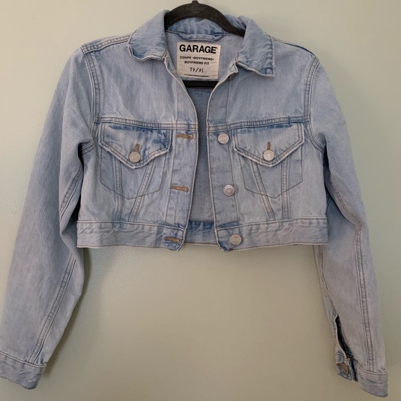 Garage Cropped Denim Jacket 
